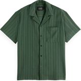 Scotch & Soda - Overhemd - Beige - Tonal-striped