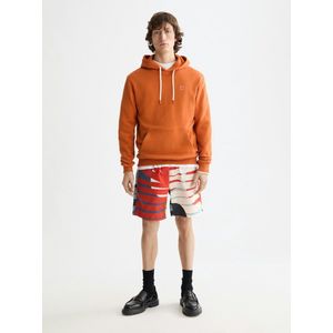 Scotch & Soda - Herenhoodie - Katoen - Regular Fit - Capuchon