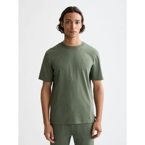 Scotch & Soda - Seizoensgebonden Core - T-shirt - Tijm - Regular Fit