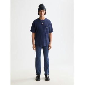 Scotch & Soda - Relaxed Fit - T-shirt - Horizontaal Gestructureerd - Korte Mouwen