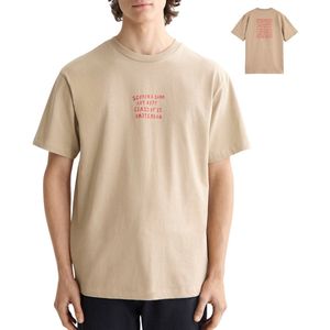 Scotch & Soda - Relaxed Fit T-shirt - Korte Mouwen - Zwart - Katoen