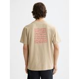 Scotch & Soda - Relaxed Fit T-shirt - Korte Mouwen - Zwart - Katoen