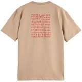 Scotch & Soda - Relaxed Fit T-shirt - Korte Mouwen - Zwart - Katoen