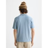 Scotch & Soda - Polo - Indigo - Heren - Korte Mouw