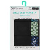 Scotch & Soda - Active Stretch - Boxershorts - Zwart - 3-Pack
