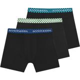 Scotch & Soda - Active Stretch - Boxershorts - Zwart - 3-Pack