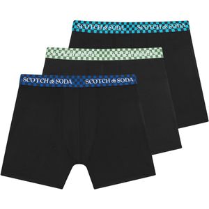 Scotch & Soda - Active Stretch - Boxershorts - Zwart - 3-Pack