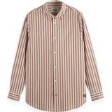 Scotch & Soda - Garengeverfd Gestreept Overhemd - Met Lange Mouwen