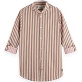 Scotch & Soda - Garengeverfd Gestreept Overhemd - Met Lange Mouwen