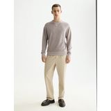 SCOTCH & SODA - Sweatshirt - Stone Grey - Lange Mouw