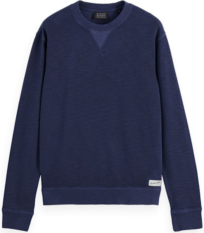 SCOTCH & SODA - Sweatshirt - Donkerblauw - Lange Mouw - Ronde Hals