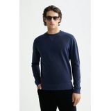 SCOTCH & SODA - Sweatshirt - Donkerblauw - Lange Mouw - Ronde Hals