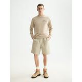 Scotch & Soda - Sweater - Beige - Regular-Fit - 100% Organisch Katoen