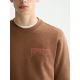 Scotch & Soda - Sweater - Beige - Regular-Fit - 100% Organisch Katoen