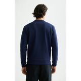 Scotch & Soda - Sweater - Donkerblauw - Regular Fit - Lange Mouwen