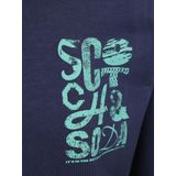 Scotch & Soda - Sweater - Donkerblauw - Regular Fit - Lange Mouwen