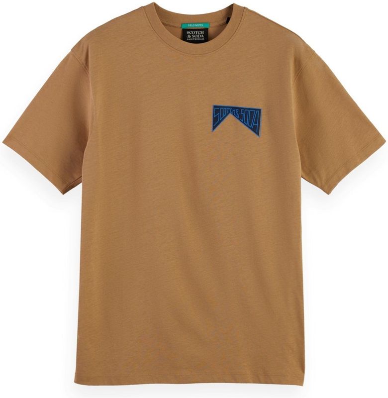 Scotch & Soda - Shirt - Lavendel - Normale Pasvorm - Kwartmouw