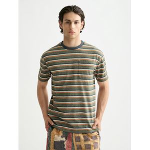 Scotch & Soda - Relaxed Fit Yarn Dye Stripe - T-shirt - Korte Mouwen
