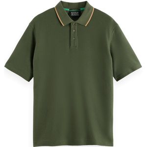 Scotch & Soda - Polo - Groen - Heren