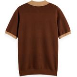 Scotch & Soda - Polo 181319 - Cognac - Poloshirt
