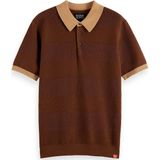 Scotch & Soda - Polo 181319 - Cognac - Poloshirt