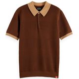 Scotch & Soda - Polo 181319 - Cognac - Poloshirt