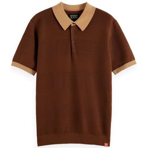 Scotch & Soda - Polo 181319 - Cognac - Poloshirt