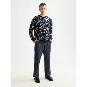 Scotch & Soda - Sweater Aop - Blauw - Heren