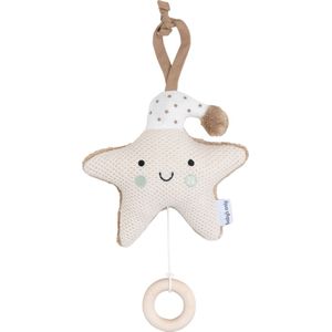Baby's Only - Stervormige Muziekdoos - Multikleur - Garen en Hout