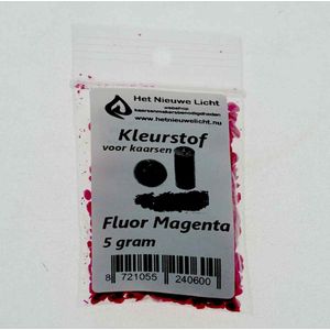 Het Nieuwe Licht ® - Kaarsen kleurstof - FLUOR MAGENTA - 5 gram