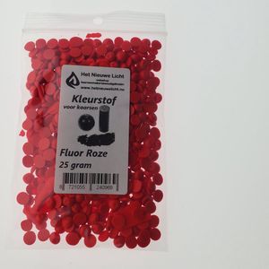 Het Nieuwe Licht ®- Kaarsen kleurstof - FLUOR ROZE - 25 gram
