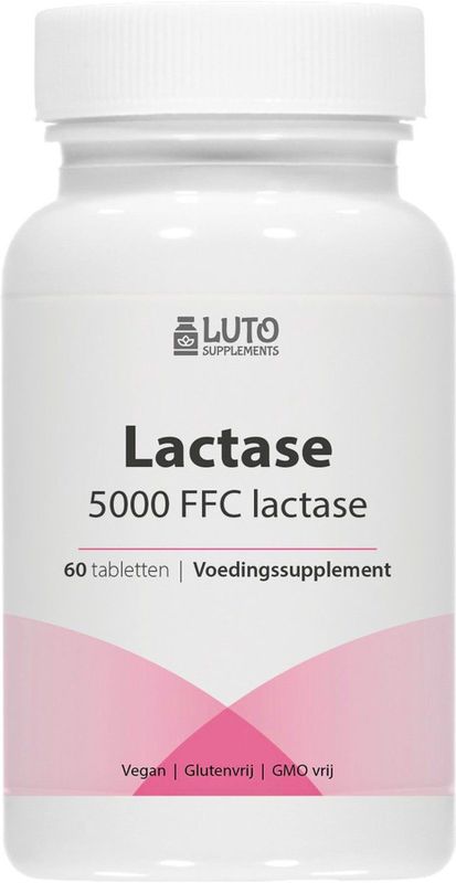 LUTO - Lactase 5.000 - Tabletten - 90 Stuks - Veganistisch