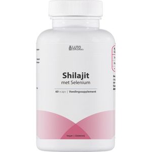 Shilajit met Selenium | 500 mg Shilajit Sabinsa® extract | 20% Fulvinezuur (100mg) | 60% Humuszuur (300mg) | 60 Vegetarische Capsules | Premium kwaliteit | Luto Supplements