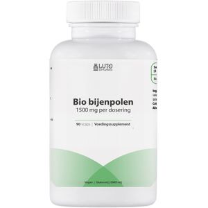LUTO - Bijenpollen - 1500mg per Dagdosering - 90 Vegetarische Capsules