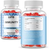 Luto Supplements - Immunity - Multivitamine voor ondersteuning weerstand - geen capsule, poeder of tablet - Vitamine C, Echinacea purpurea, vlierbes en propolis - vegan - 90 gummies