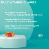Luto Supplements - Multivitamine gummies - rood fruit & sinaasappel smaak - Vitamine A, C, D en E - Zink, chroom, jodium en Molybdeen - geen capsule, poeder of tablet - Vegan - 50 gummies