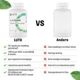 LUTO - L-Lysine - 365 Tabletten - 1000 mg per Tablet - Veganistisch