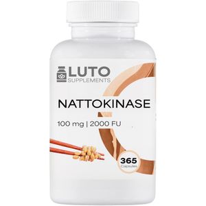 LUTO - Nattokinase - Enzym - 100 mg per Capsule - 365 Capsules