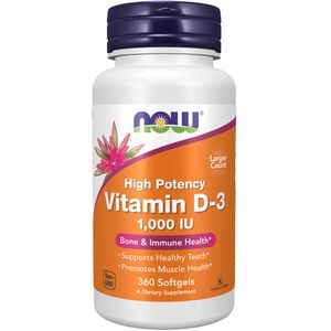 Vitamine D3 - 1000 IU - Softgels - Vrij van Allergenen