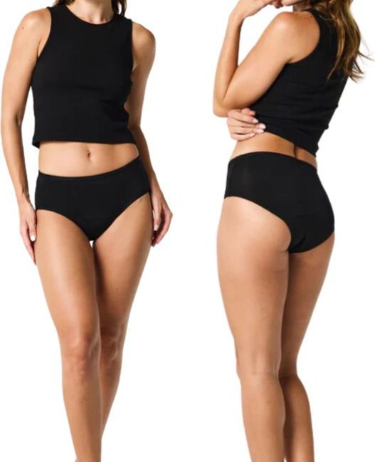 Bamboo Elements - Menstruatie Ondergoed - Zwart - Bamboo Viscose
