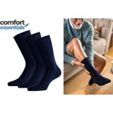 Comfort Essentials - Diabetessokken - Navy - 6 Paar - Antipress