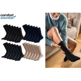 Comfort Essentials - Antipress Diabetes Sokken - Zand - 3 Paar - Niet Knellende Naadloze Sokken