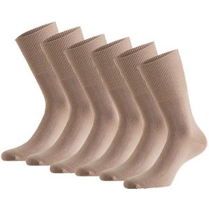 Comfort Essentials - Antipress Diabetes Sokken - Zand - 3 Paar - Niet Knellende Naadloze Sokken