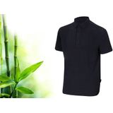 Bamboo Elements - Polo Shirt - Dark Sand Beige - Korte Mouw - Pique Stof