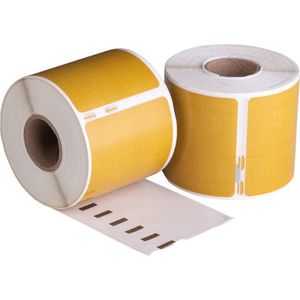 Dymo 99014 Goud compatible labels, 101 mm x 54 mm, 220 etiketten, permanent