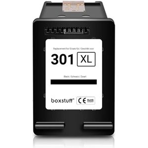 Boxstuff 301 XL (CH563EE) compatibel met HP 301 301XL - Zwart