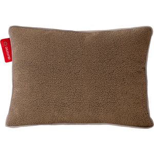 Auronic - Warmtekussen - Bruin - Sherpa Fleece - 45x60 cm - Draadloos - Oplaadbaar - Infrarood