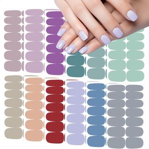 RENALUX - Nail Wraps XXL Set 12 Kleuren - Nailwraps - Nagelstickers - Nail Art - Manicure - Maarliefst 12 Kleuren