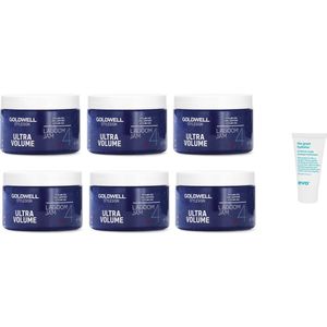 6x Goldwell - Stylesign Volume Ultra Volume Lagoom Jam Styling Gel - 150 ml + WILLEKEURIG Travel Size