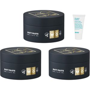 3 x Label M. Matt Paste 50ML + WILLEKEURIG Travel Size